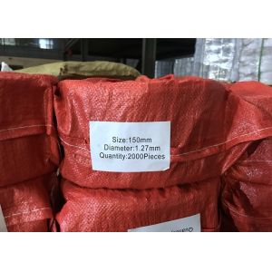 Twin Loop BWG8 Metal Wire Binding Pvc / Black / Galvanized