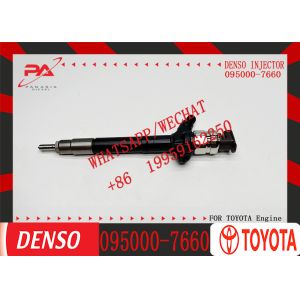 Wholesale 095000-7660 Common Rail Fuel Injector 095000-7661 For DENSO For TOYOTA 2.0 VERSO 23670-09180 23670-0R190 Diesel from china suppliers