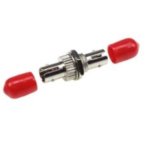 Simplex St Fiber Adapter , Rectangle UPC St To St Adapter