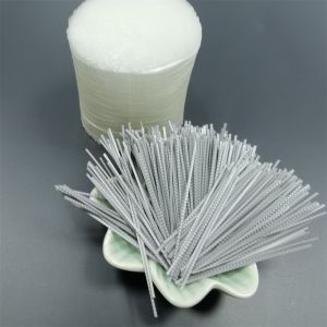 Wholesale Synthetic Macro Polypropylene Concrete PP Fiber For Screed grey from china suppliers