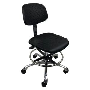 Buy cheap AntiStatic ESD Economical Ergonomic Lab Stool Aluminum ESD Chairs With Wheels from wholesalers