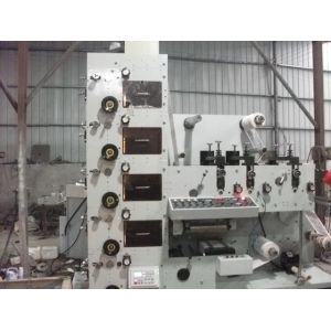 Paper Cup Narrow Web Flexo Printing Machine 5 Color 320mm With Auto Brake