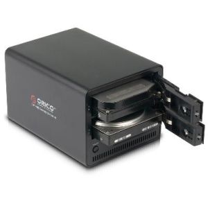 ORICO 9528RUSI3-BK Aluminum Super speed 2 Bay Hard Disk Drive Case to 3.5inch