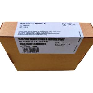SIEMENS 6ES7152-1AA00-0AB0 SIMATIC DP, INTERFACE MODULE IM152-1 FOR ET200ISP, PROFIBUS INTERFACE STANDARD AND REDUNDANT OPERATION, EX IB IIC T4 GB, EX IB I MB