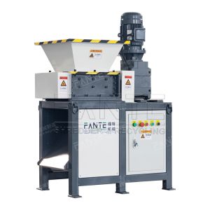 FANTE Small Industrial Dual Shaft Shredder for Wood Pallet Crates Branches and