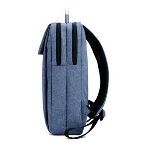 Customizable Logo Anti-Theft Grey Computer Backpack Perfect Business Laptop Bag