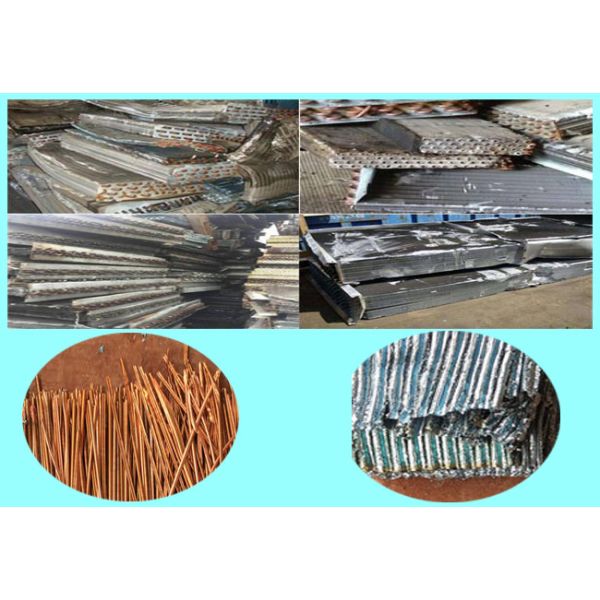 100% Separating 3kw 4kw Radiator Scrap Metal Recycling Machine