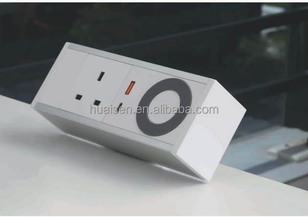 Removable Table Mount Power Strip USB Socket Desk Clamp Power Strip Usb C