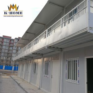 Temporary Prefabricated Sandwich Panel Container House Apartment For Refugees