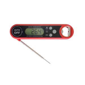 ABS Housing Fold Away Digital Food Thermometer High Resolution For Bbq