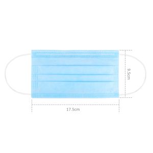 Waterproof Disposable Face Mask Virus Proof Non Woven Customized Logo
