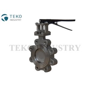 Metal Seated High Temperature Butterfly Valve Anti - Leakage With Long Service