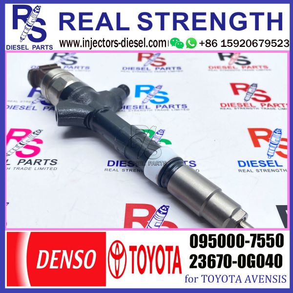 Common Rail Fuel Injector 23670-0G040 23670-0G010 095000-7220 095000-7210 095000-7550 For TOYOTA 1CD-FTV