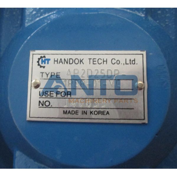 Blue AP2D25DP Hydraulic System Pump Gear Pump For Daewoo DH55 Excavator