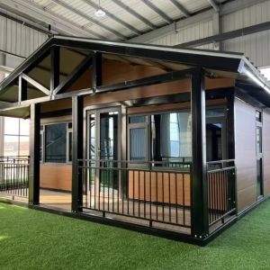 20FT Luxury Expandable Prefab House with Modular Prefabricated Office & Portable