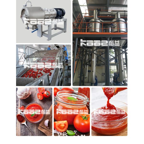 Turnkey Canned food processing line canned tomato paste processing line