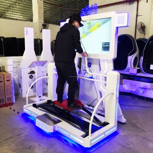 9D VR Ski Simulator with Metal Material for Indoor Commercial Use Featuring
