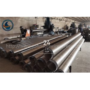 40 Slot Johnson Vee Wire Screen Wire Wrapped Pipe Long Service Life