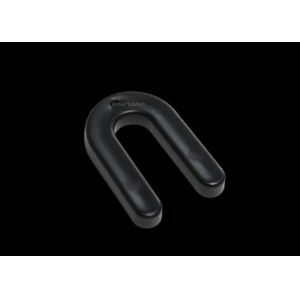 Black Plastic Horseshoe Shim Tile Spacers 6mm For Floor And Window