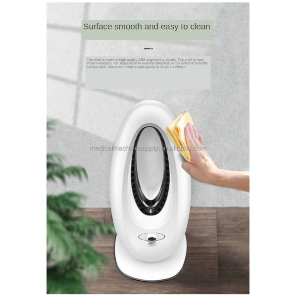 88cm Adjustable Height Plastic Bladeless Cooling Fan with Remote Control and Plastic
