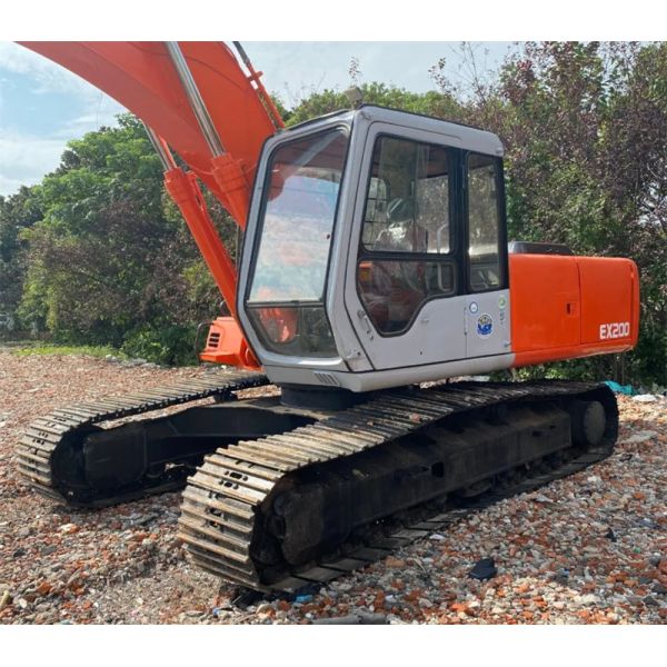 19400KG Orange Good condition Second-hand Hitachi Excavator Zx200 with ISUZU AA-6BGIT Engine