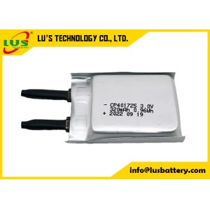 Lithium Manganese Dioxide Ultra Slim Battery 3.0v 320mah Replacement