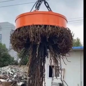 Excavator Auxiliary Magnetic Chuck Circular Electromagnetic Sucker