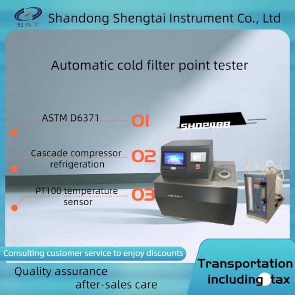 Quality Crude Oil Testing Equipment SH0248B Fully automatic cold filter point measuring instrument, compressor refrigeration for sale