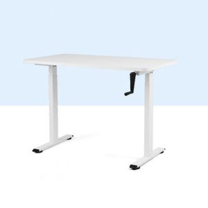 Home Office Laptop Standing Desk with White Wooden Mini Bar Counter and Luxury