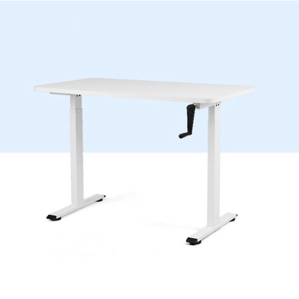Home Office Laptop Standing Desk with White Wooden Mini Bar Counter and Luxury