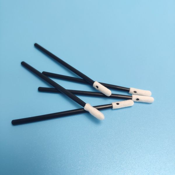 Quality 100PCS dustless cleanroom foam tip swabs open-cell foam lint free swab for sale