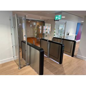 Smart Speed Gate Turnstile with Servo Motor for Access Control