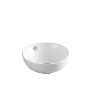 Wholesale High Grade Round Bowl Shape Porcelain Bathroom Sink Solid Surface Counter Top Ceramic Wash Basin from china suppliers