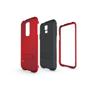3-in-1 case for Samsung S5, unique design with stand, different color available