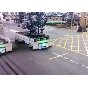 DC24V Unmanned AGV Warehouse Automation , Intelligent Automated Guided Carts