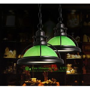 Wholesale Made In China Elegant Residential Pendant Lighting Iron Chain Colorful Lampshade from china suppliers