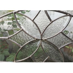 China Decorative Kitchen Cabinet Glass For Apartment Home Pattern Surface on sale