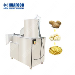 cutting 400kg/hour potato chips automatic washing peeling slicer machine