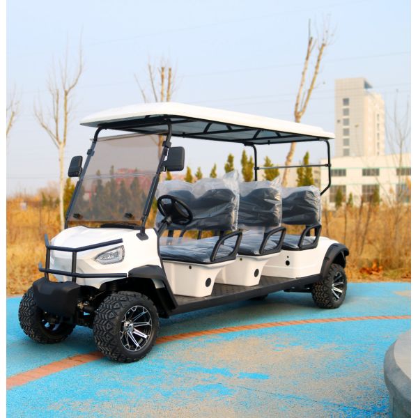 72 Volt Lithium Powered Lifted Golf Cart Brand New Standard 6 Seater Golf Cart