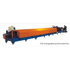 C / Z Quick Interchangeable Roll Forming Machine with Passive / Hydraulic