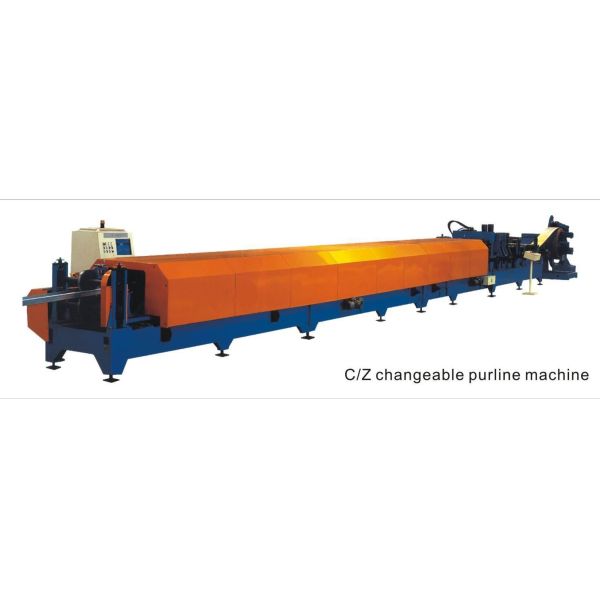 C / Z Quick Interchangeable Roll Forming Machine with Passive / Hydraulic