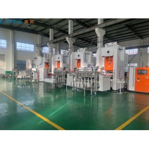 Mitsubishi PLC 40m2 Aluminum Foil Container Machine Simense Motor
