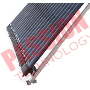 Heat Pipe Solar Power Collector , Solar Water Collector For Shower 24 Tubes