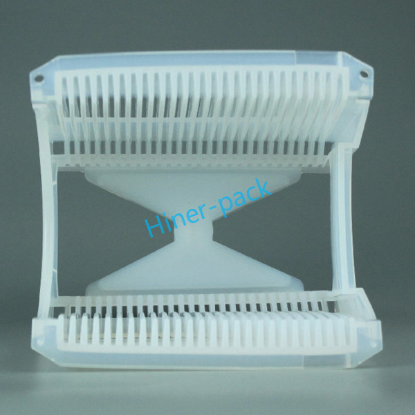Customized 150mm White Wafer Cassette Box Packing Material ESD Protection