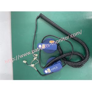 Metrax Primedic M240 DM1 Defibrillator Paddle Electrode Plate Wire