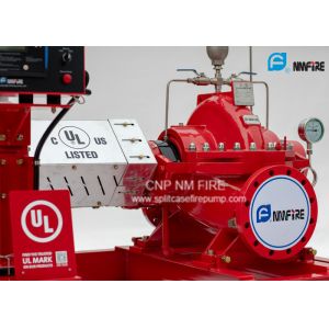 Wholesale 500GPM &amp; 120PSI Diesel Engine Drive Fire Pump With Horizontal Split case Fire Pump UL/FM listed from china suppliers