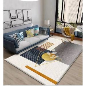 Simple Cashmere Living Room Carpet Rectangle Sofa Carpet 60*230cm