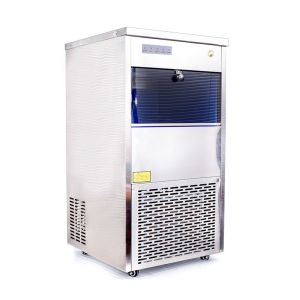 Commercial Electric Snow Flake Ice Machine with 80kg Yield and 30kg Ice Storage