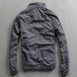 Lightweight Nylon Waterproof Men'S Windbreaker Jacket Black Or Custom Color