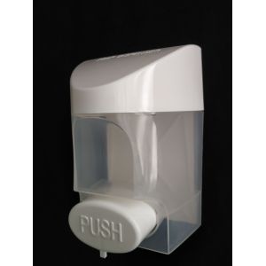 Restroom Plastic Hand Wash Soap Dispenser Manual Operated Environmentally